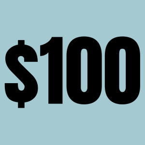 $100